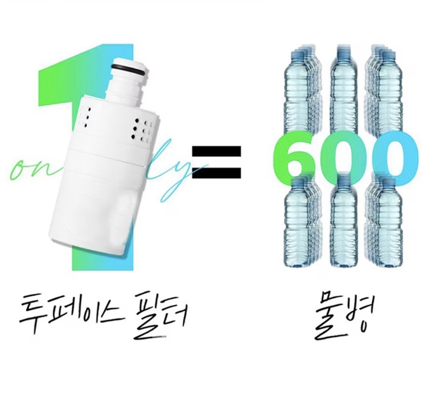 휴대용 정수 텀블러 (카본 필터, 탈부착형)